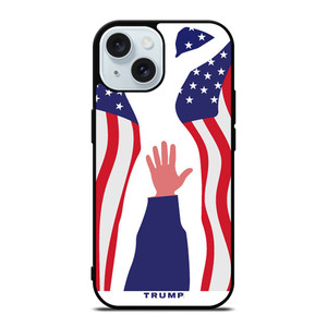 AMERICAN TRUMP GIRL iPhone 15 Case Cover
