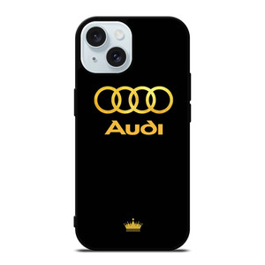 AUDI GOLD LOGO iPhone 15 Case Cover