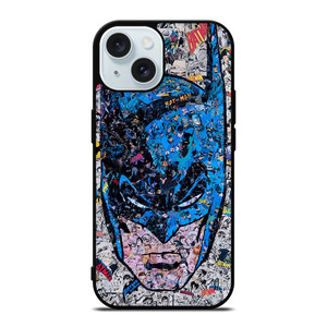 BATMAN SUPERHERO ART iPhone 15 Case Cover