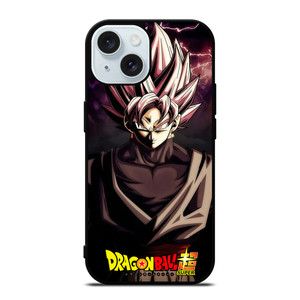 BLACK GOKU DRAGON BALL 1 iPhone 15 Case Cover