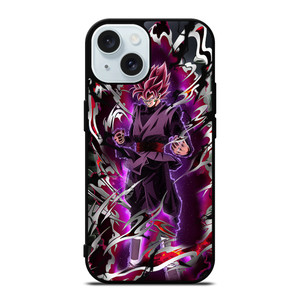 BLACK GOKU SUPER SAIYAN ROSE iPhone 15 Case Cover