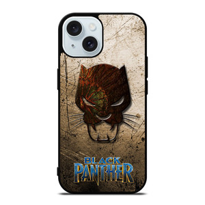 BLACK PANTHER LOGO iPhone 15 Case Cover