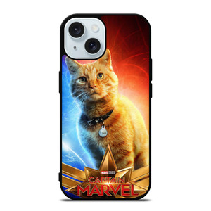 CAPTAIN MARVEL CAT iPhone 15 Case Cover