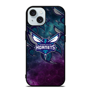 CHARLOTTE HORNETS BASKETBALL iPhone 15 Case Cover CHARLOTTE HORNETS BASKETBALL iPhone 15 Case Cover