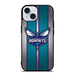 CHARLOTTE HORNETS PLATE LOGO iPhone 15 Case Cover CHARLOTTE HORNETS PLATE LOGO iPhone 15 Case Cover
