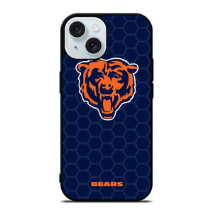 CHICAGO BEARS HEXAGON LOGO iPhone 15 Case Cover