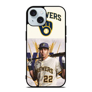 CHRISTIAN YELICH MILWAUKEE BREWERS 1 iPhone 15 Case Cover