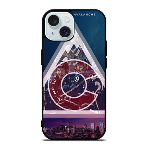 COLORADO AVALANCHE TEAM iPhone 15 Case Cover COLORADO AVALANCHE TEAM iPhone 15 Case Cover