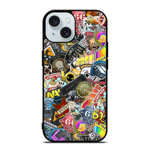 CSGO STICKER BOMB iPhone 15 Case Cover
