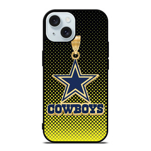 DALLAS COWBOYS LOGO GOLD iPhone 15 Case Cover DALLAS COWBOYS LOGO GOLD iPhone 15 Case Cover
