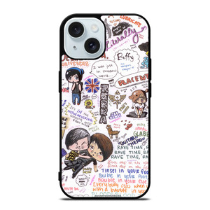 DAN AND PHIL QUOTES iPhone 15 Case Cover DAN AND PHIL QUOTES iPhone 15 Case Cover