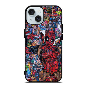DEADPOOL TEAM COLLAGE iPhone 15 Case Cover