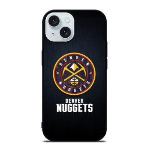 DENVER NUGGETS WOODEN LOGO iPhone 15 Case Cover DENVER NUGGETS WOODEN LOGO iPhone 15 Case Cover