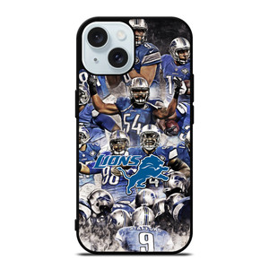 DETROIT LIONS PLAYER iPhone 15 Case Cover