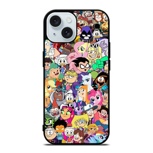 DISNEY CARTOON COLLAGE iPhone 15 Case Cover