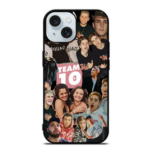 DOBRE BROTHERS TEAM 10 COLLAGE iPhone 15 Case Cover DOBRE BROTHERS TEAM 10 COLLAGE iPhone 15 Case Cover