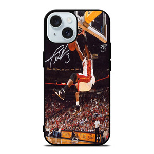 DWYANE WADE DUNK iPhone 15 Case Cover DWYANE WADE DUNK iPhone 15 Case Cover