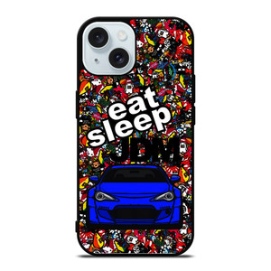 EAT SLEEP JDM CAR iPhone 15 Case Cover
