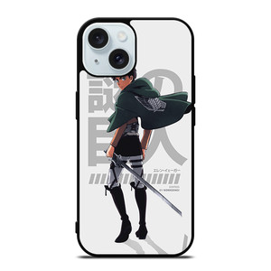 EREN YEAGER ATTACK ON TITAN ANIME iPhone 15 Case Cover