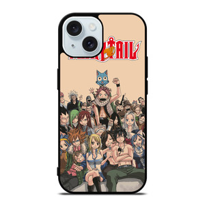 FAIRY TAIL ANIME CHARACTER iPhone 15 Case Cover FAIRY TAIL ANIME CHARACTER iPhone 15 Case Cover