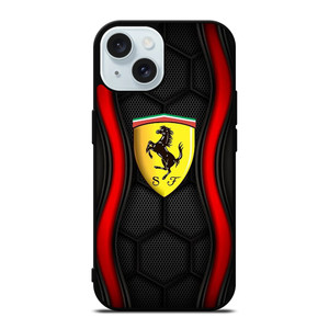 FERRARI HEXAGON iPhone 15 Case Cover