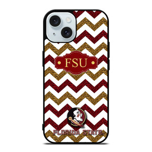 FLORIDA STATE GLITTER LOGO iPhone 15 Case Cover