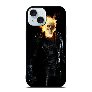 GHOST RIDER SKULL iPhone 15 Case Cover