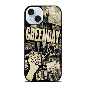 GREEN DAY ROCK BAND iPhone 15 Case Cover GREEN DAY ROCK BAND iPhone 15 Case Cover