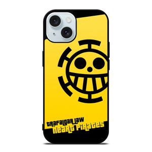 HEART PIRATES TRAFALGAR LAW ONE PIECE iPhone 15 Case Cover