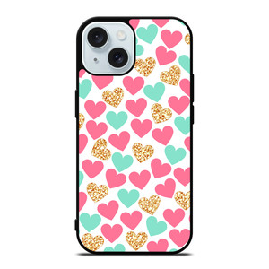 HEARTS AESTHETIC iPhone 15 Case Cover