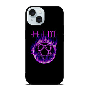 HIM BAND FLAME LOGO iPhone 15 Case Cover