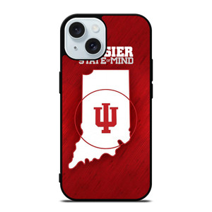 HOOSIER STATE OF MIND INDIANA BASKETBALL LOGO iPhone 15 Case Cover