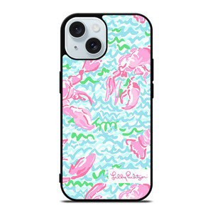 LILLY PULITZER SUMMER LOBSTER iPhone 15 Case Cover LILLY PULITZER SUMMER LOBSTER iPhone 15 Case Cover