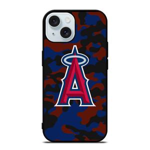 LOS ANGELES ANGELS CAMO LOGO iPhone 15 Case Cover LOS ANGELES ANGELS CAMO LOGO iPhone 15 Case Cover