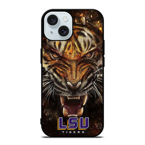 LSU TIGERS THE TIGERS iPhone 15 Case Cover LSU TIGERS THE TIGERS iPhone 15 Case Cover