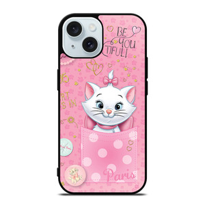 MARIE THE ARISTOCATS CAT POCKET iPhone 15 Case Cover MARIE THE ARISTOCATS CAT POCKET iPhone 15 Case Cover