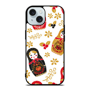 MATRYOSHKA RUSSIAN NESTING DOLLS iPhone 15 Case Cover