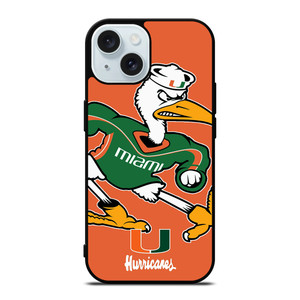 MIAMI HURRICANES UM 2 iPhone 15 Case Cover MIAMI HURRICANES UM 2 iPhone 15 Case Cover