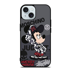 MICKEY MOUSE MOSCHINO iPhone 15 Case Cover