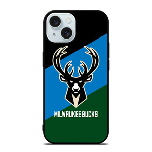 MILWAUKEE BUCKS NBA LOGO iPhone 15 Case Cover MILWAUKEE BUCKS NBA LOGO iPhone 15 Case Cover