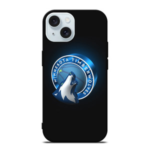 MINNESOTA TIMBERWOLVES 3D LOGO iPhone 15 Case Cover MINNESOTA TIMBERWOLVES 3D LOGO iPhone 15 Case Cover