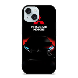 MITSUBISHI MOTORS BLACK CAR LOGO iPhone 15 Case Cover MITSUBISHI MOTORS BLACK CAR LOGO iPhone 15 Case Cover