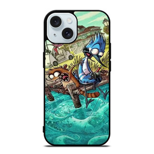 MORDECAI RIGBY CARTOON SERIES iPhone 15 Case Cover