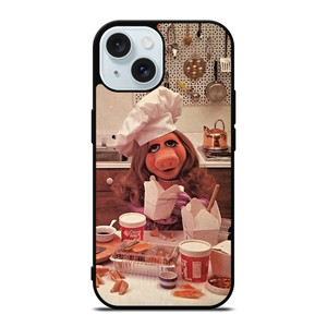 MUPPETS MISS PIGGY KITCHEN iPhone 15 Case Cover MUPPETS MISS PIGGY KITCHEN iPhone 15 Case Cover