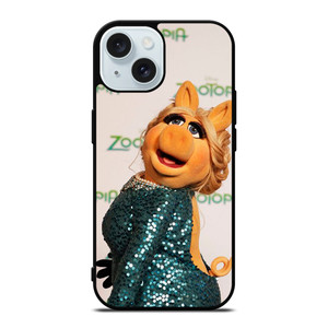 MUPPETS MISS PIGGY ZOOTOPIA iPhone 15 Case Cover MUPPETS MISS PIGGY ZOOTOPIA iPhone 15 Case Cover