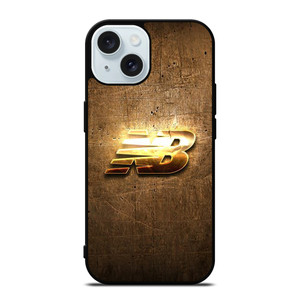 NEW BALANCE GOLD LOGO iPhone 15 Case Cover NEW BALANCE GOLD LOGO iPhone 15 Case Cover