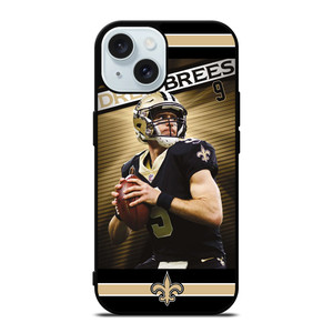 NEW ORLEANS SAINTS DREW BREES 9 iPhone 15 Case Cover