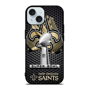 NEW ORLEANS SAINTS SUPER BOWL iPhone 15 Case Cover NEW ORLEANS SAINTS SUPER BOWL iPhone 15 Case Cover
