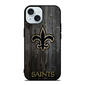 NEW ORLEANS SAINTS WOODEN iPhone 15 Case Cover NEW ORLEANS SAINTS WOODEN iPhone 15 Case Cover