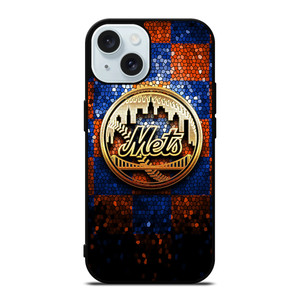 NEW YORK METS GOLD LOGO iPhone 15 Case Cover